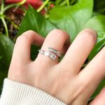 Personality ins index finger ring light luxury high-end personality