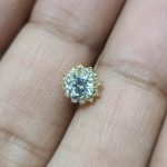 Italian Diamond 13 Stone Nose Pin - Image 2