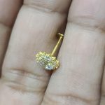 Italian Diamond 13 Stone Nose Pin - Image 3