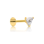 Italian Diamond One ,Three & Square Shape Stone Nose Pin - Image 5