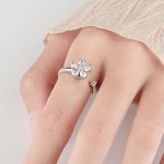 Ring fashion ring female four-leaf clover ladies Italiand diamond - Image 5