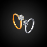 Italian Diamond Proposal & Classic Six -Claws Finger Ring