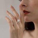 Ring fashion ring female four-leaf clover ladies Italiand diamond - Image 3