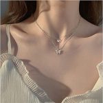 Cold Style Butterfly Double Layer Necklace - Image 6