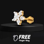 Stylist Six Stone Nose Pin & Free Proposal Finger Ring