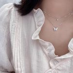 Cold Style Butterfly Double Layer Necklace - Image 3