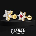 Seven Stone + Rubi Seven Stone Nose Pin & Free Finger Ring