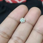 Italian Diamond 9 Stone Nose Pin - Image 3