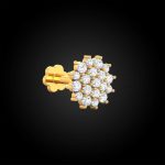 Italian Diamond Multi Stone Nose Pin -10 CN