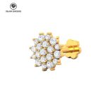 Italian Diamond Multi Stone Nose Pin -10 CN - Image 3