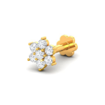 Italian Diamond One ,Seven & Triangle Shape Stone Nose Pin - Image 4