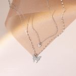 Cold Style Butterfly Double Layer Necklace - Image 4