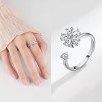 Ring fashion ring female four-leaf clover ladies Italiand diamond - Image 4