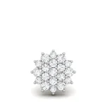 Italian Diamond Multi Stone Nose Pin -10 CN - Image 4