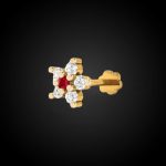 Italian Diamond Rubi Seven Stone Nose Pin